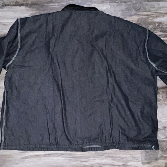 Charm Tex Jail Supplies Denim Jacket Mens 5XL Lined Heavy Field Chore Barn Coat - Picture 13 of 16